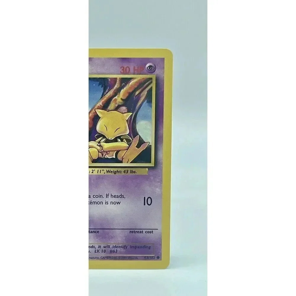 Abra Base Set 43/102 Unlimited Common Pokémon‎ TCG Non Holo Vintage 1999 LP